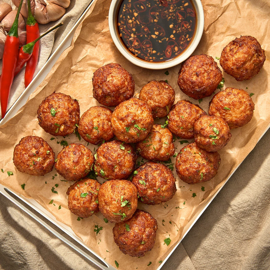 Accras Thaï au poulet (5 pcs)