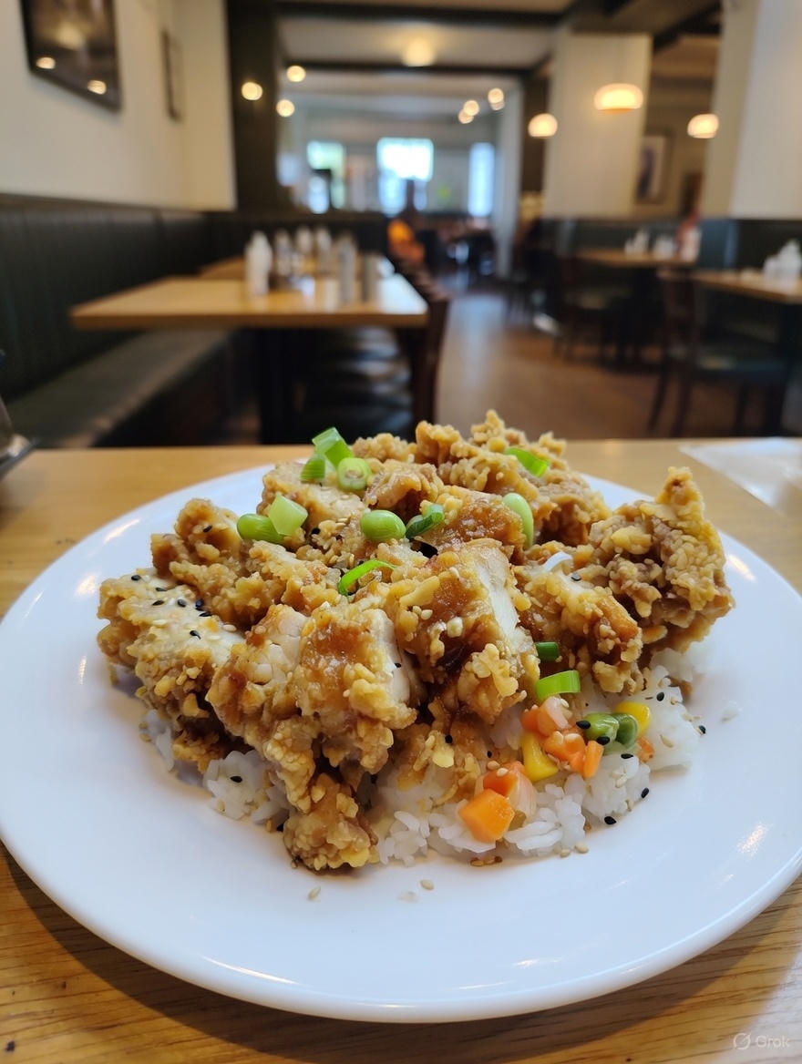 Cabillaud croustillant sauce aigre-douce